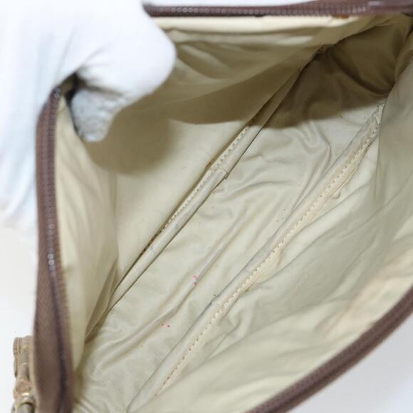 GUCCI GG Plus Supreme Shoulder Bag PVC Leather Beige Gold Auth BA6237 - Picture 12 of 16